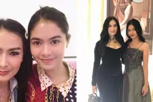 7 Potret kebersamaan Iis Dahlia dengan putrinya, bak saudara kembar