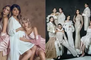 13 Gaya pemotretan Girl Squad, pakai baju tidur sampai kebaya