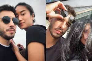 7 Momen mesra Chef Renatta Moeloek dan pacar bulenya, so sweet