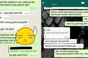 10 Chat pembeli ngegas di online shop ini bikin penjual harus sabar