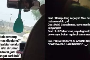 10 Obrolan absurd driver ojek online dan penumpang ini lucu abis