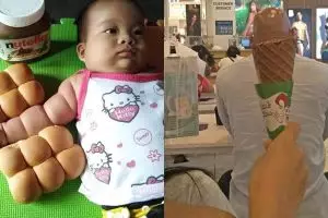 10 Foto kamuflase orang dengan makanan ini bikin lihat dua kali