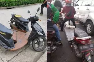 10 Modifikasi motor matic ini absurdnya bikin geleng kepala