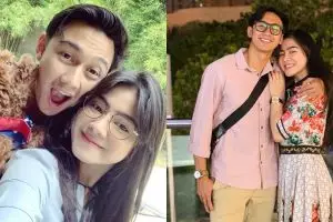 Reaksi so sweet Caesar Hito wajahnya dibuat gambar oleh Felicya