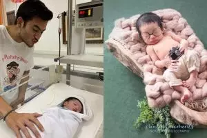 Potret new born baby Kenzie keponakan Rizky Nazar, temanya unik