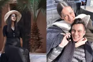 7 Potret baby bump Paula Verhoeven, tampil dengan gaya simpel