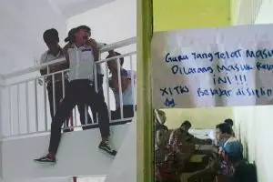 10 Potret bercandanya anak sekolahan ini bikin geleng-geleng