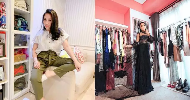 Penampakan ruang koleksi outfit fashion 7 seleb, bikin melongo