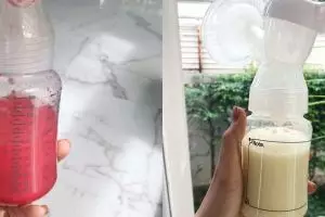 Memompa terlalu kuat, ASI wanita berwarna ini merah