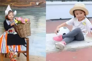 10 Gaya Thalia Onsu saat sesi pemotretan, bikin gemas maksimal