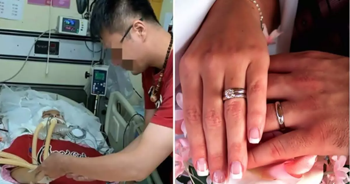 Pria ini nikahi kekasihnya yang sekarat, alasannya bikin haru