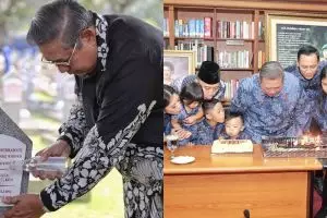 9 Momen 100 hari Ani Yudhoyono wafat dan ulang tahun SBY, haru