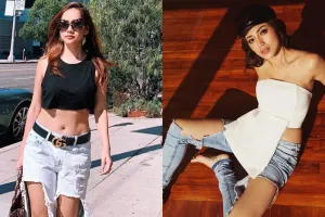 Sudah jadi ibu, 13 seleb ini masih hobi pakai jeans sobek-sobek