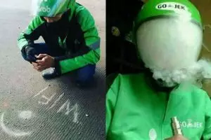 10 Momen tukang ojek lagi iseng ini kelewat kreatif