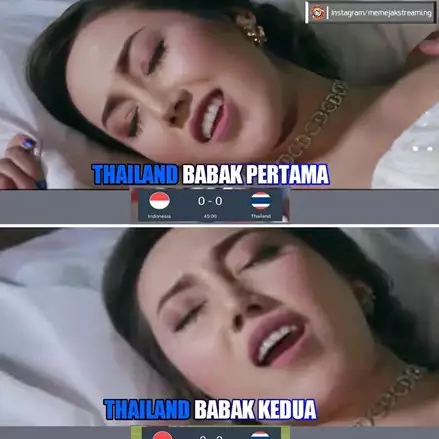 11 Meme lucu Timnas Indonesia kalah telak dari Thailand