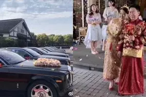 Kisah pria tua nikahi gadis 28 tahun, dihadiahi mobil mewah 