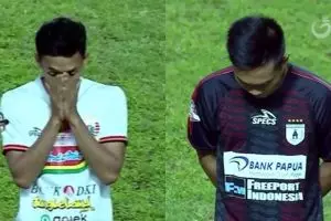 Pemain Persija dan Persipura heningkan cipta untuk BJ Habibie