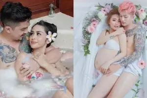 10 Seleb ini pemotretan di bathtub, posenya bikin susah kedip