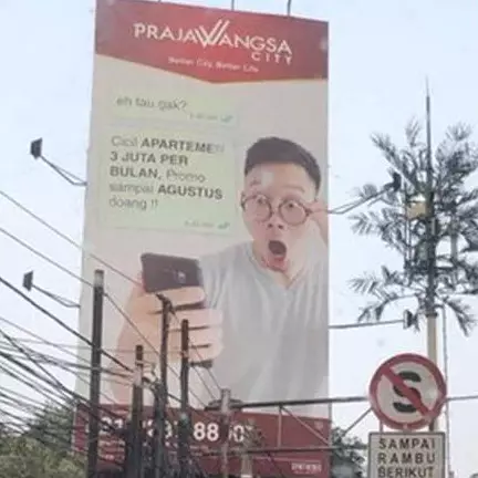 Ini pria yang selalu terkejut di banyak iklan, bukan orang Indonesia