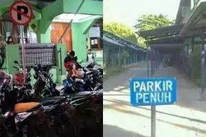 10 Potret absurd di tempat parkir ini bikin mikir dua kali