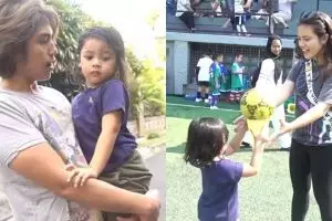 10 Momen El Rumi & Marsha Aruan momong anak Mulan Jameela, seru abis