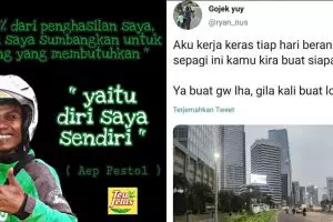 7 Quote lucu ala driver ojek online ini mengocok perut