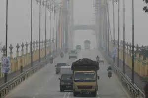 Dampak kabut asap, belasan ribu masyarat di Riau terkena ISPA