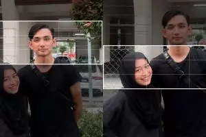 Mau foto pacar terlihat sama tinggi, pria ini pakai cara nyeleneh