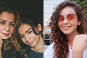 Blasteran Arab, ini 8 potret kedekatan Sahila Hisyam dan ibunya