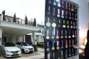 8 Potret rumah Mohammad Ahsan, koleksi medali jadi sorotan