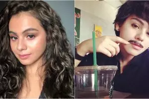 8 Potret lucu Sahila Hisyam, kumis tipisnya bikin heran warganet