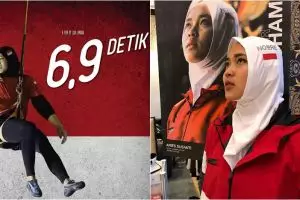 5 Kisah unik film 6,9 Detik, biopik 'Spider-Woman' Aries Susanti