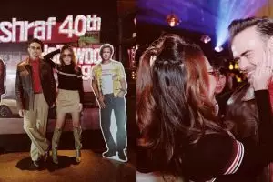 10 Momen pesta ulang tahun Ashraf Sinclair, bertema Hollywood 1969