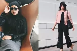 10 Padu padan outer Maudy Ayunda ini simpel tapi fashionable