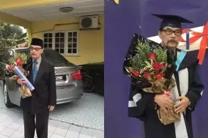 Inspiratif, pria ini raih gelar sarjana di usia 87 tahun