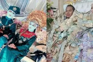 8 Potret penampilan pengantin tak biasa ini bikin melongo