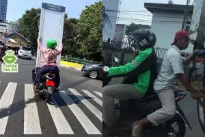 10 Barang bawaan penumpang ojek online ini bikin driver serba salah