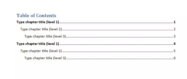 daftar isi otomatis dan manual © berbagai sumber