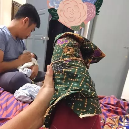 Curhat haru istri usai melahirkan, suami urus rumah dan lima anaknya