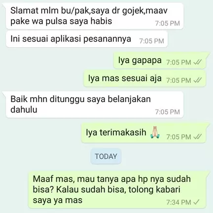 Pesan makanan tak diantar driver ojek online, kisahnya bikin mewek