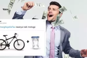 10 Cuitan lucu #OrangKayaGaTau ini bikin mikir dua kali