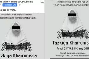 Mahasiswi UNJ meninggal karena gas air mata, ini penjelasan dosennya