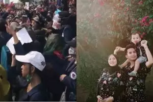 Hamil tua, Rachel Vennya tetap ikut berdemo turun ke jalan