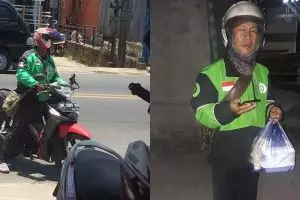 5 Kisah kebaikan penumpang ojek online ke driver, bikin terharu