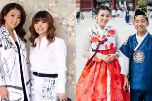 Sarwendah foto bareng adik, photobomb Betrand Peto curi perhatian