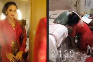 Momen Krisdayanti sungkem sang ibu usai dilantik anggota DPR, haru