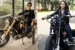 Gaya 7 seleb cantik saat naik motor gede ini gahar abis