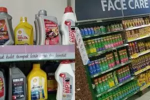 9 Potret barang dagangan salah posisi ini bikin melongo