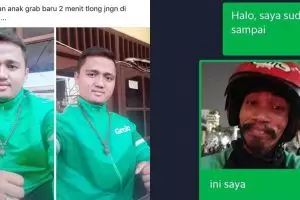 10 Momen lucu driver ojek online kelewat narsis, bikin cekikikan