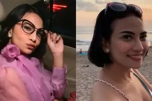 5 Gaya Vanessa Angel di pantai ini tuai kritikan, dinilai vulgar